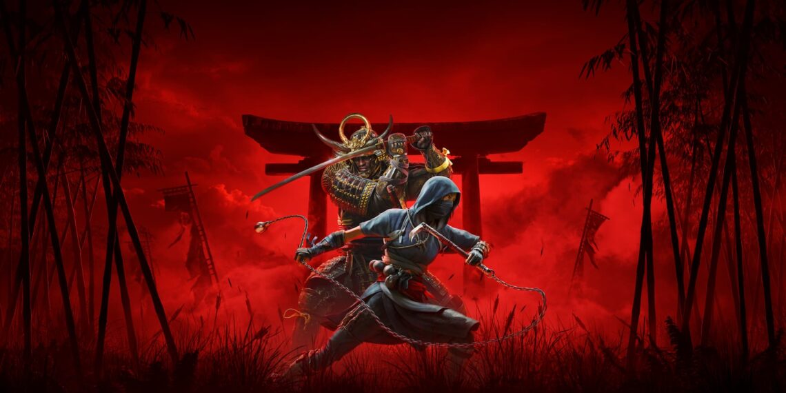 Naoe and Yasuke in Assassin's Creed Shadows key art