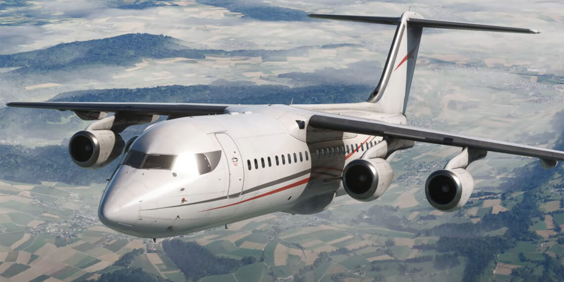 Avro RJ in Microsoft Flight Simulator