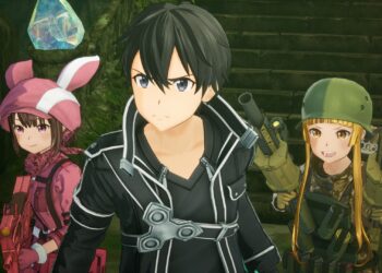 Kirito, LENN and Fukaziroh in Sword Art Online Fractured Daydream