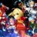 Fate/Extra Record Key Visual showing Saber and more