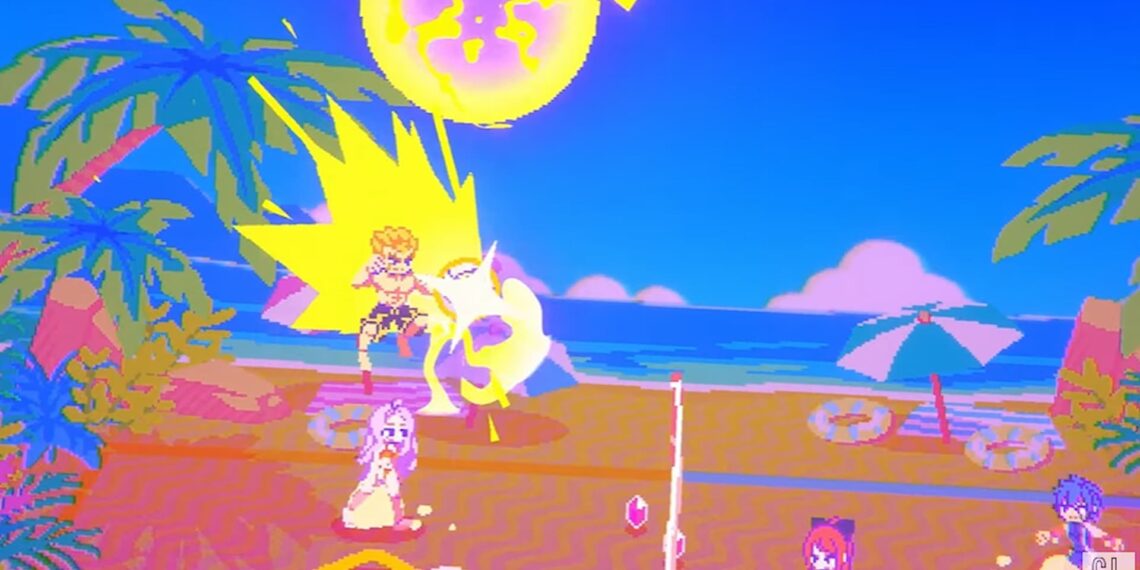 volleyball game in Fairy Tail Beach Volleyball Havoc