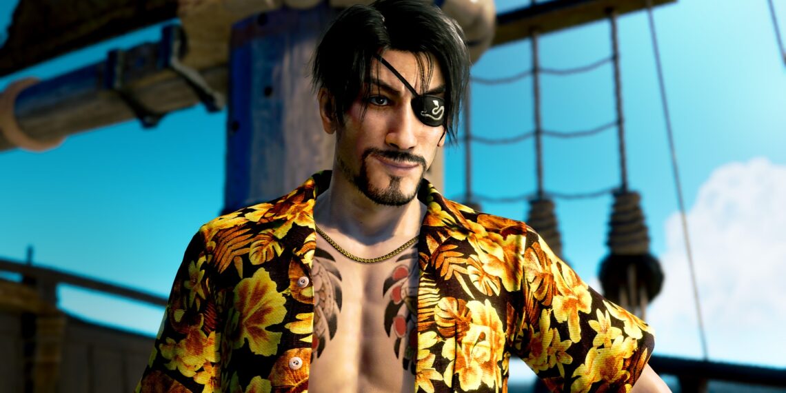 Goro Majima in Like a Dragon Pirate Yakuza in Hawaii