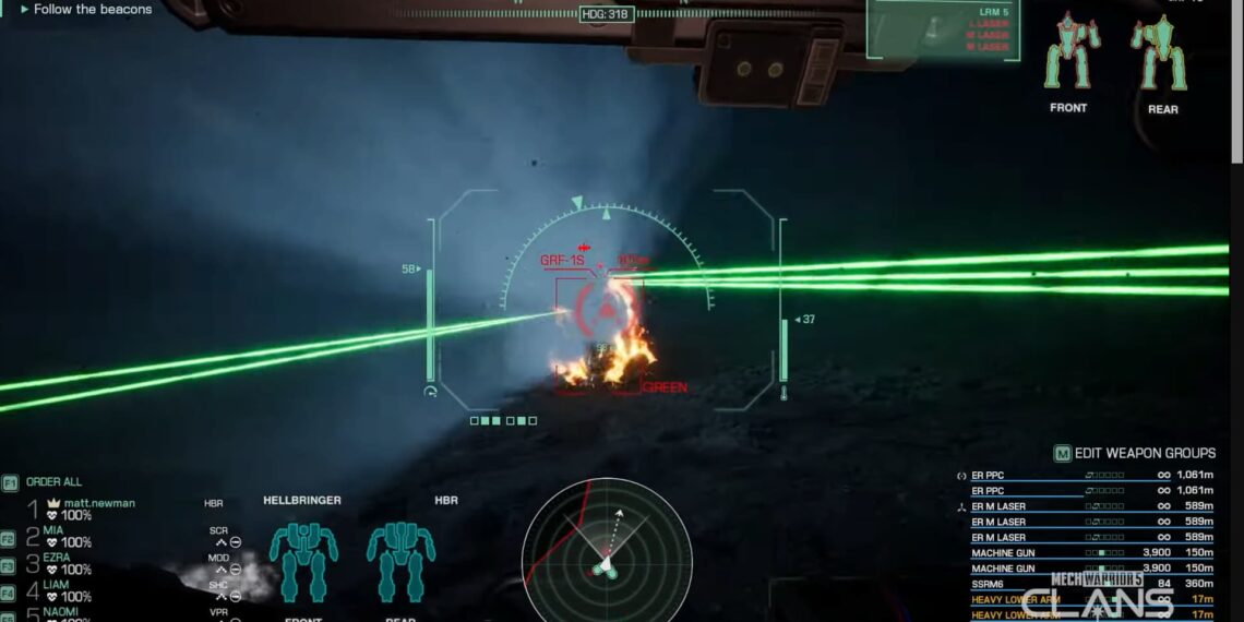 combat in MechWarrior 5: Clans