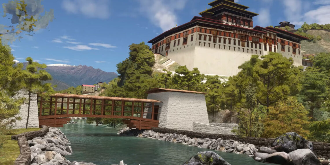Paro in Microsoft Flight Simulator