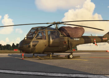 Westland Scout for Micrsoft Flight Simulator