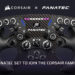 Infographic portrating the acquisition of Fanatec by Corsair