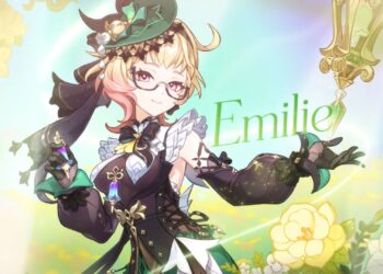 Artwork of Emilie from Genshin Impact