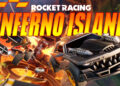 Main Visual of Rocket Racing's Inferno Island Season