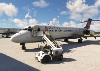 Microosoft Flight Simulator Detroit