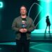 Xbox boss Phil Spencer on Tokyo Game Show backdrop.