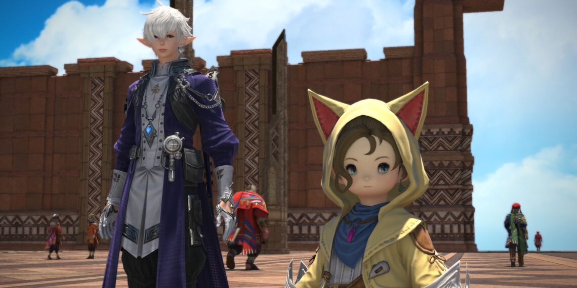 Alphinaud and Krile in Final Fantasy XIV