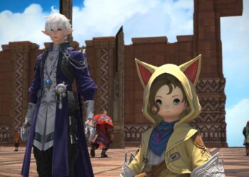 Alphinaud and Krile in Final Fantasy XIV