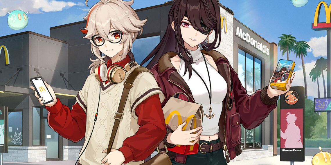 Genshin Impact McDonalds Collaboration Poster