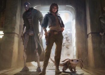 Star Wars Outlaws art showing characters